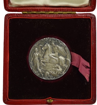 1908 London Olympic Winners Medal in The Original Box - Team Gymnastics 